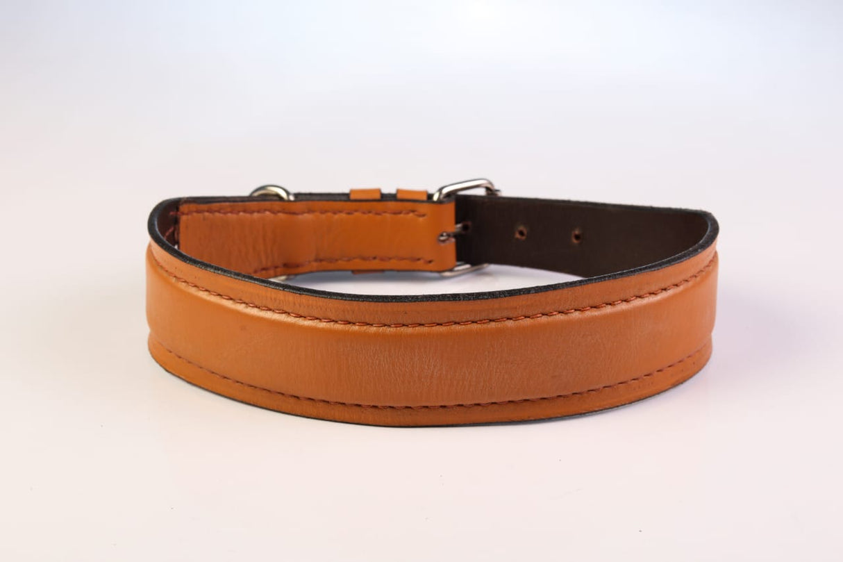 Bowie Leather Dog Collar