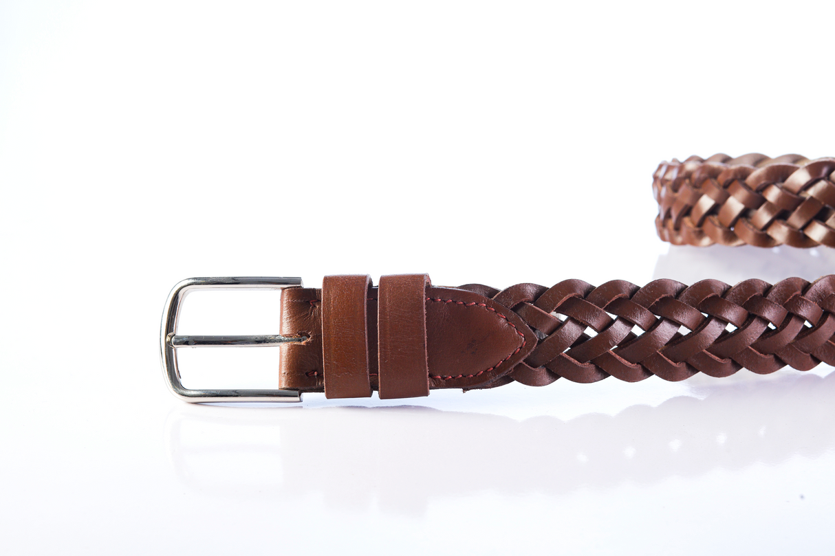 Eton Woven Leather Belt