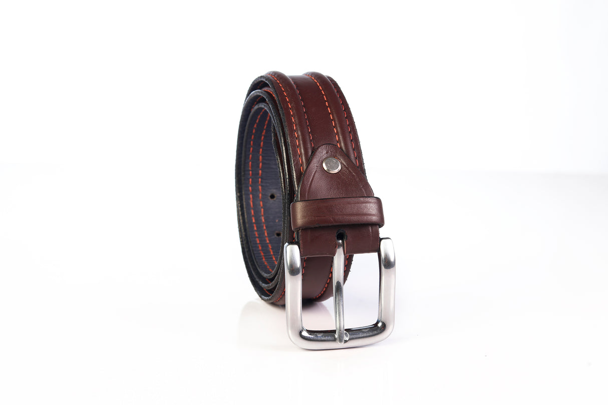 Troy Leather Mens Belt