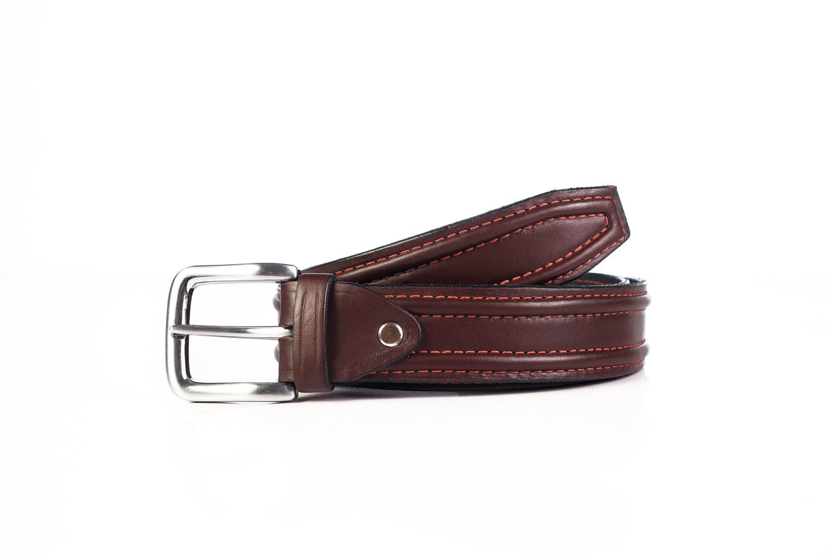 Troy Leather Mens Belt