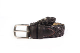 Casper Woven Leather Mens Belt