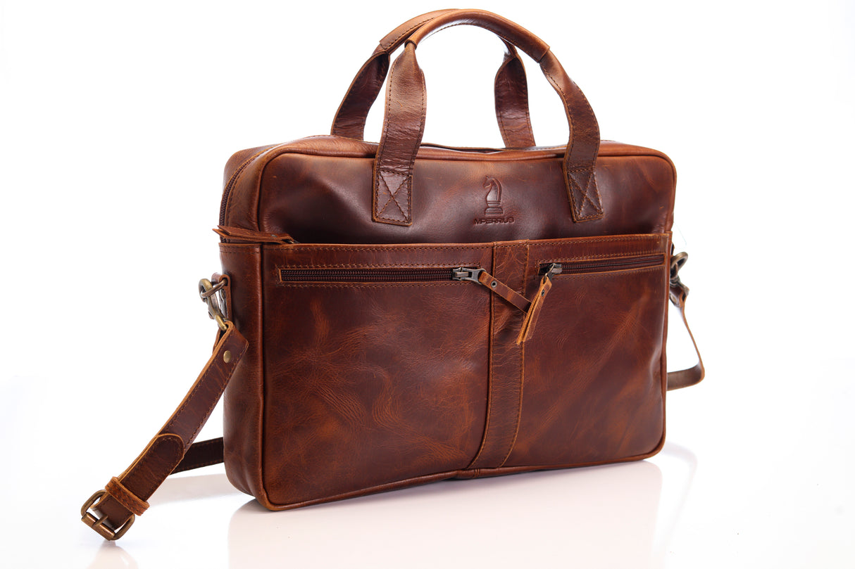 Acton Brown Laptop Bag