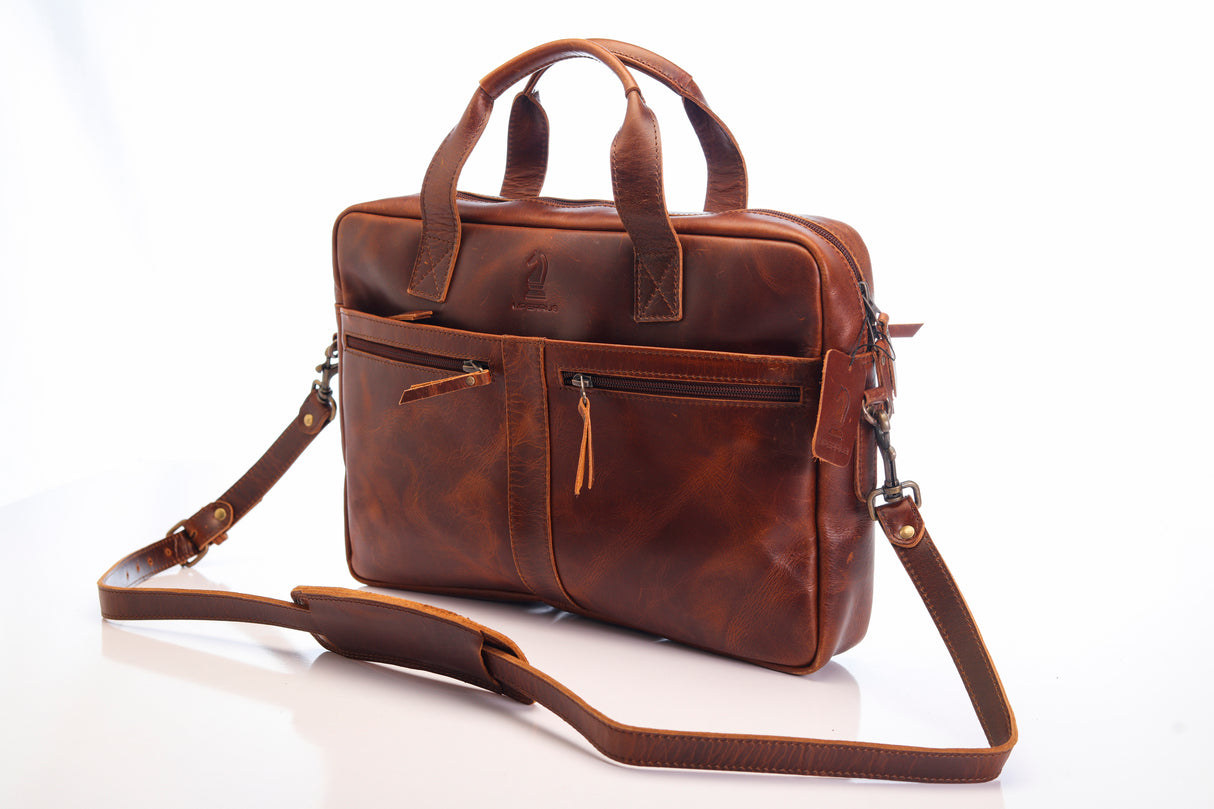 Acton Brown Laptop Bag