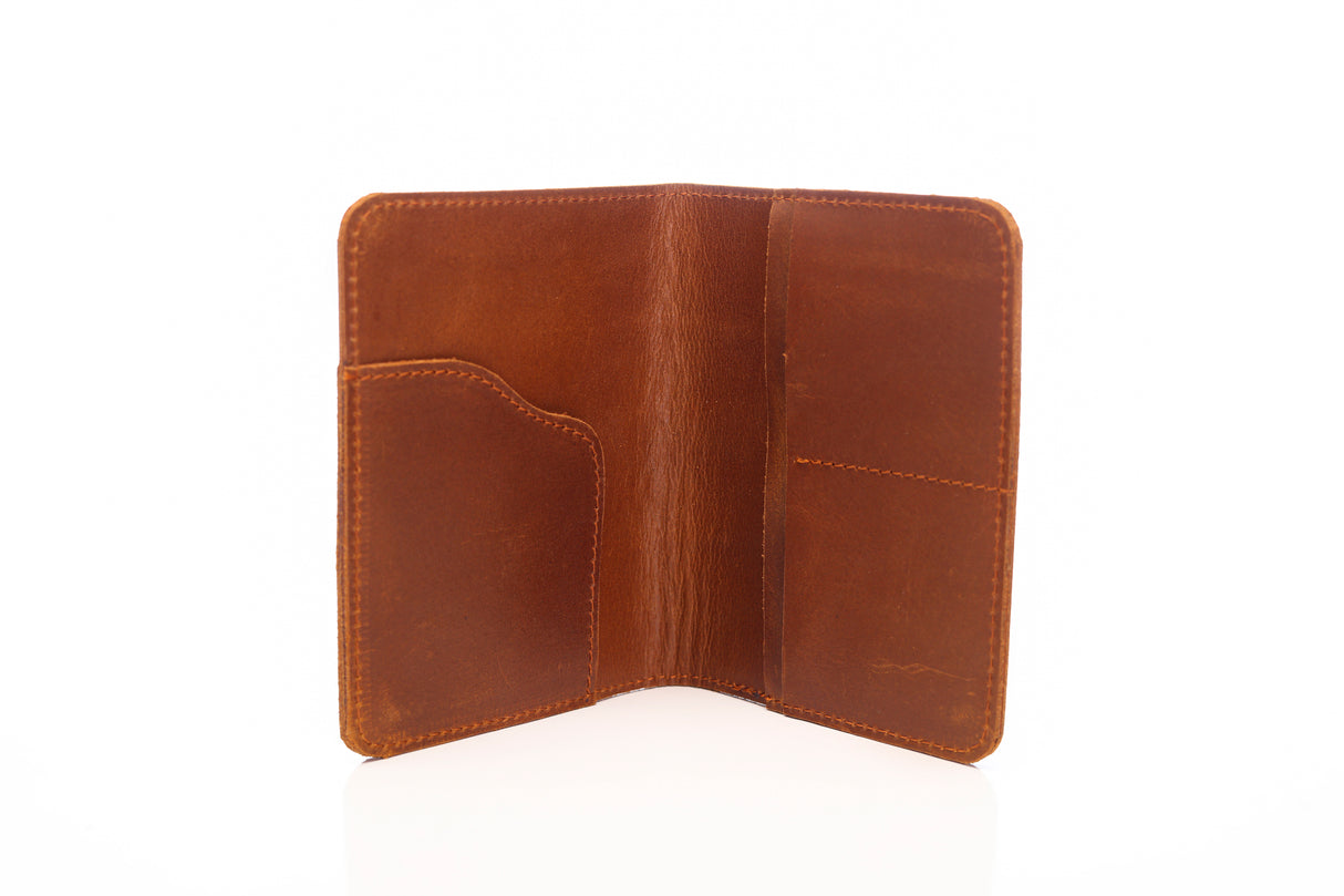 Brown Leather Passport Holder