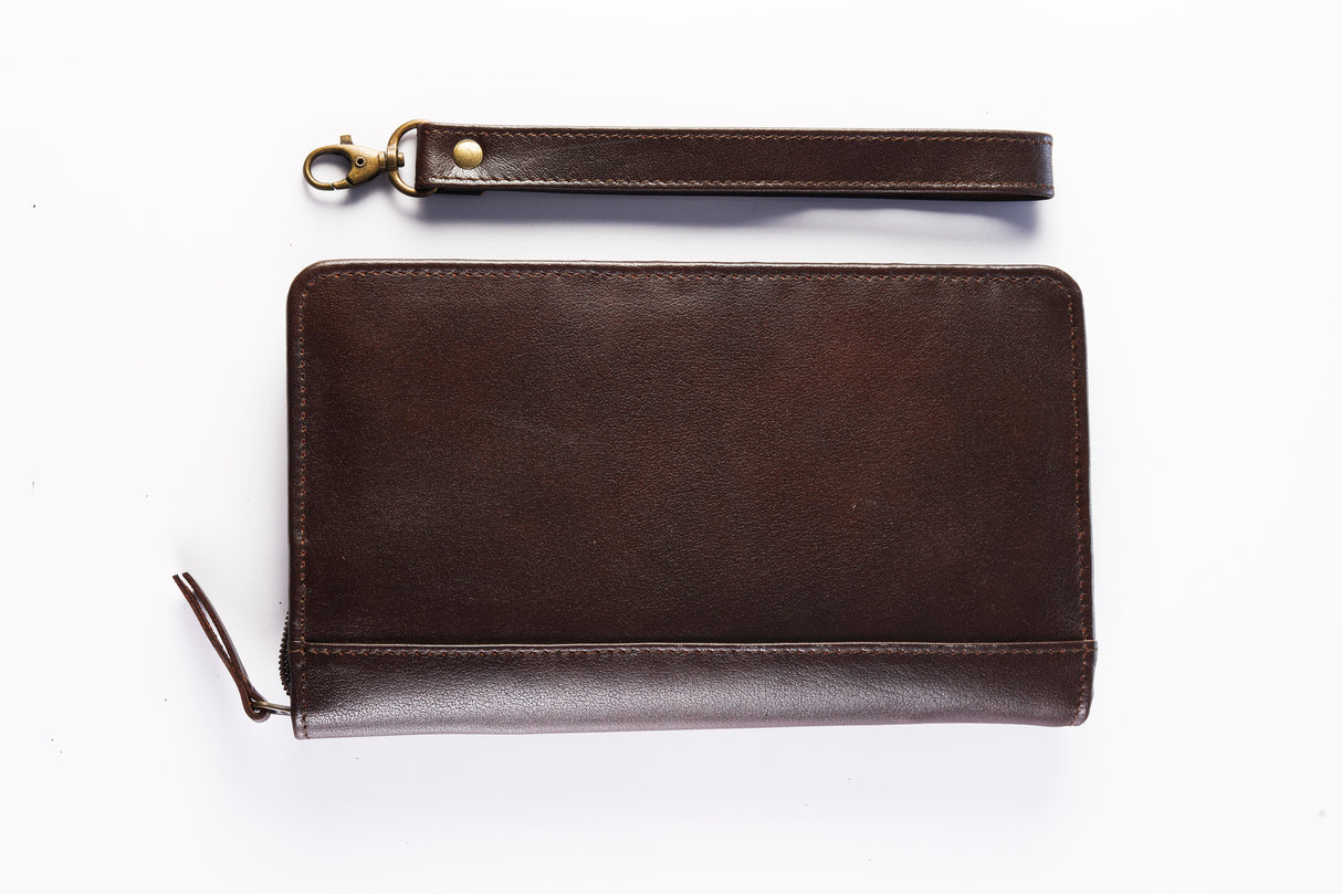 Lima Chocolate Brown Travel Wallet