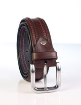 Troy Leather Mens Belt